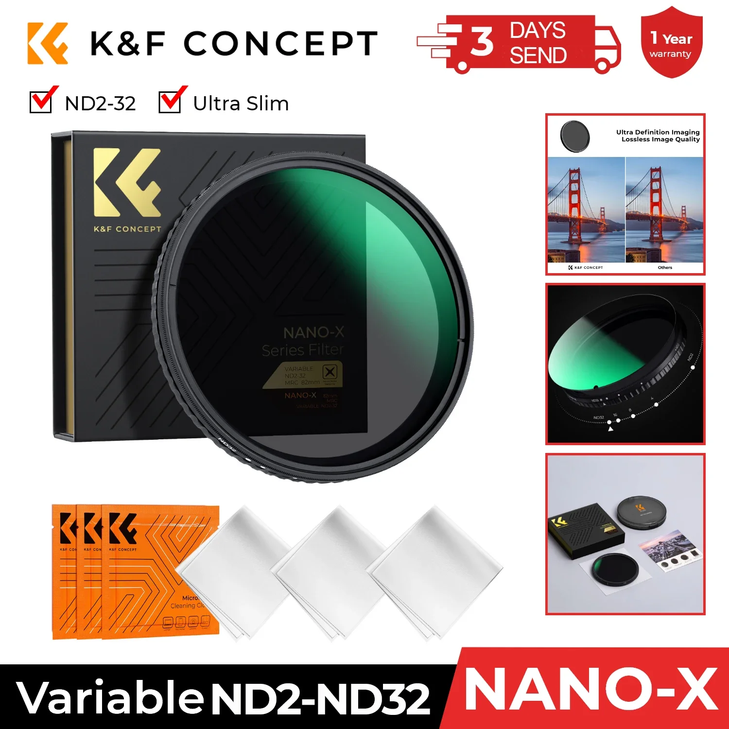 K&F Concept ND2-ND3…