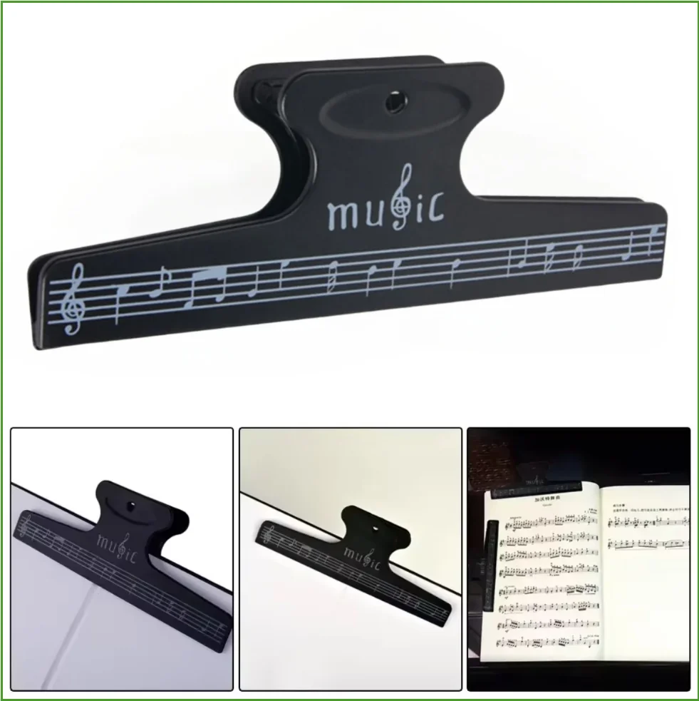 Sheet Music Clips Book Page Note Clip Music Score Fixed Clips Sheet Holder For Guitar Violin Musical Instrument Accessories