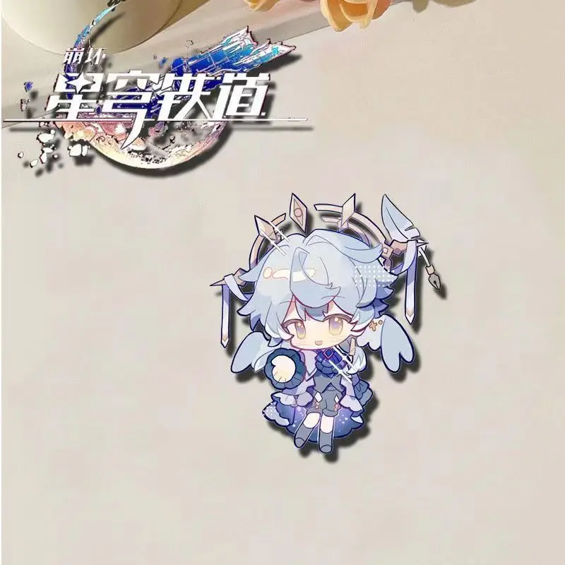 Game Honkai Star Rail Aventurine Robin Sparkle Firefly Acheron Cosplay Badge Acrylic Brooch Lapel Pins Bag Accessory Props Gifts