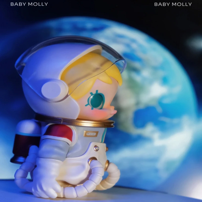 POPMART Baby Molly 'When I Was Three' Series Kawaii Anime Blind Box Action Figure - Surprise Mystery Dolls for Girls Gift