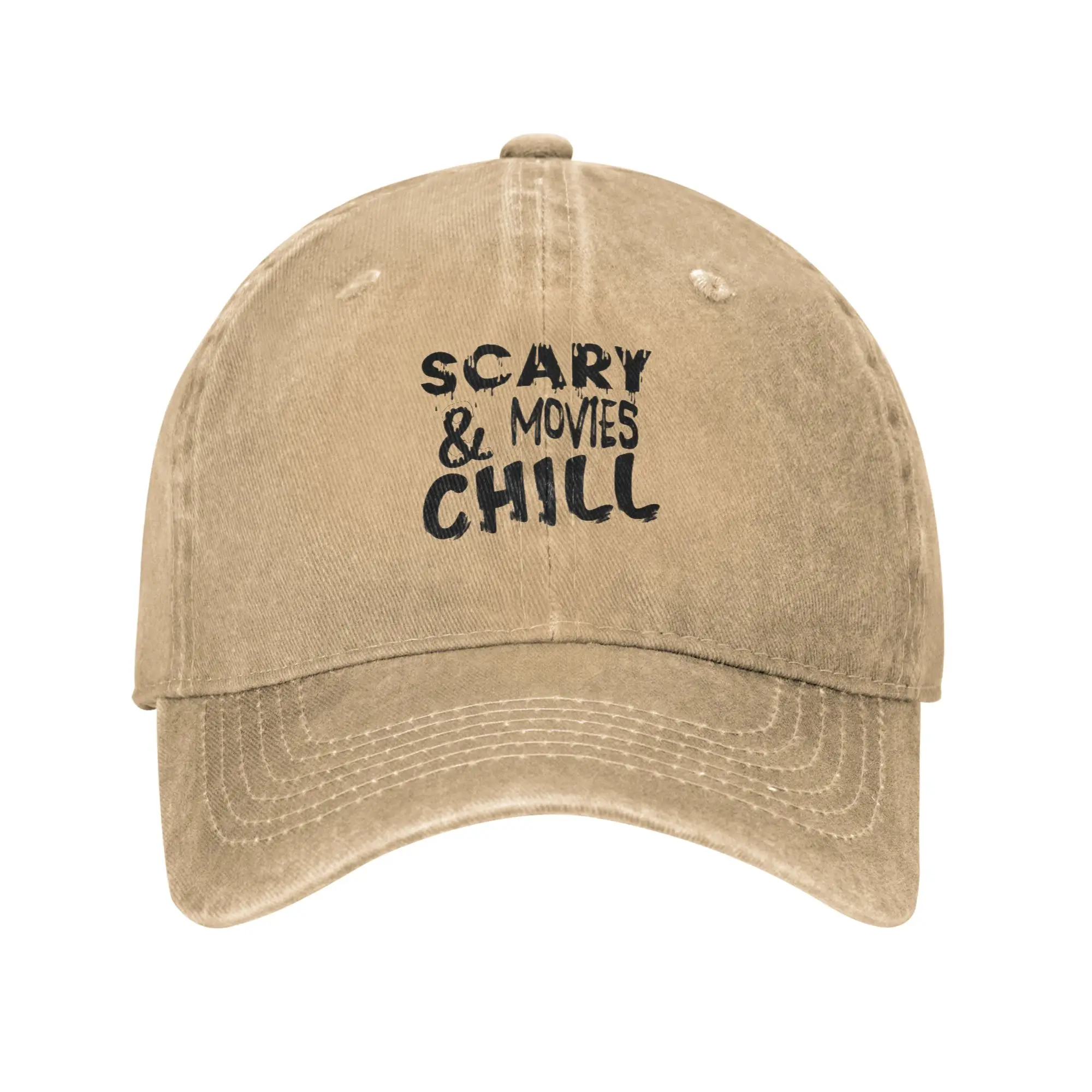 Fashion Scary Movies   Chill baseball cap  Maintains Shape After Long Wear Summer Hat