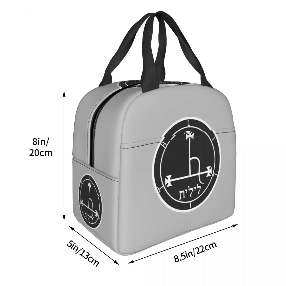 Sigil Of Lilith Altar Cloth Insulated Lunch Bag for Women Children Portable Food Boxes Thermal Lunch Box Tote