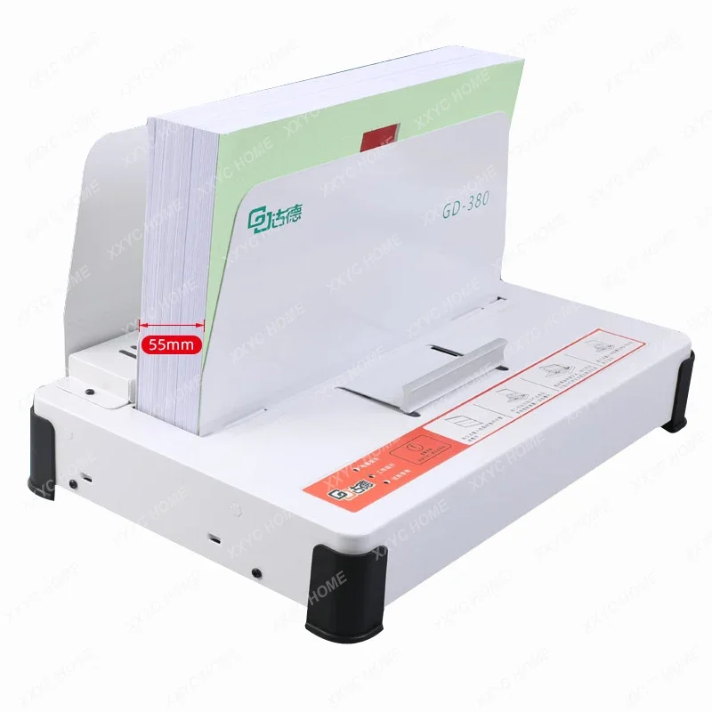 

Hot Melt Binding Machine GD380 A4 Book Cover Glue Binder Electric Hot Melt Glue DIY Wireless Glue Binding Machine