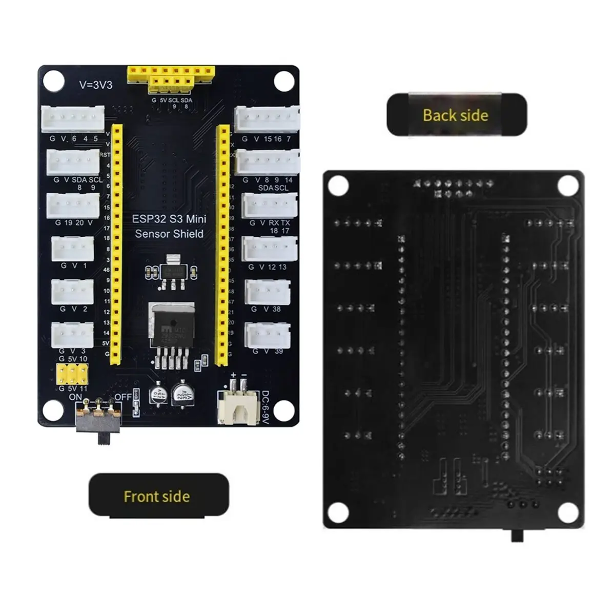 L77A - IoT Development Expansion Board, XiaoZhi AI Experiment Board, Mini Sensor Board with Anti-Reverse Interface