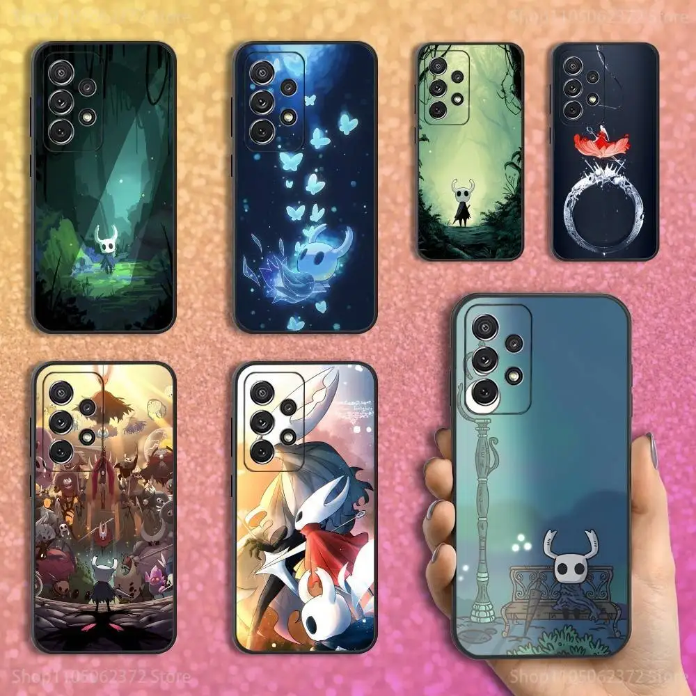 

Hot H-Hollow K-Knight Game Phone Case For Samsung S25,S24,S23,S22,S21,S20,S10,Ultra,Plus,Lite,FE,Soft Silicone Black Cover