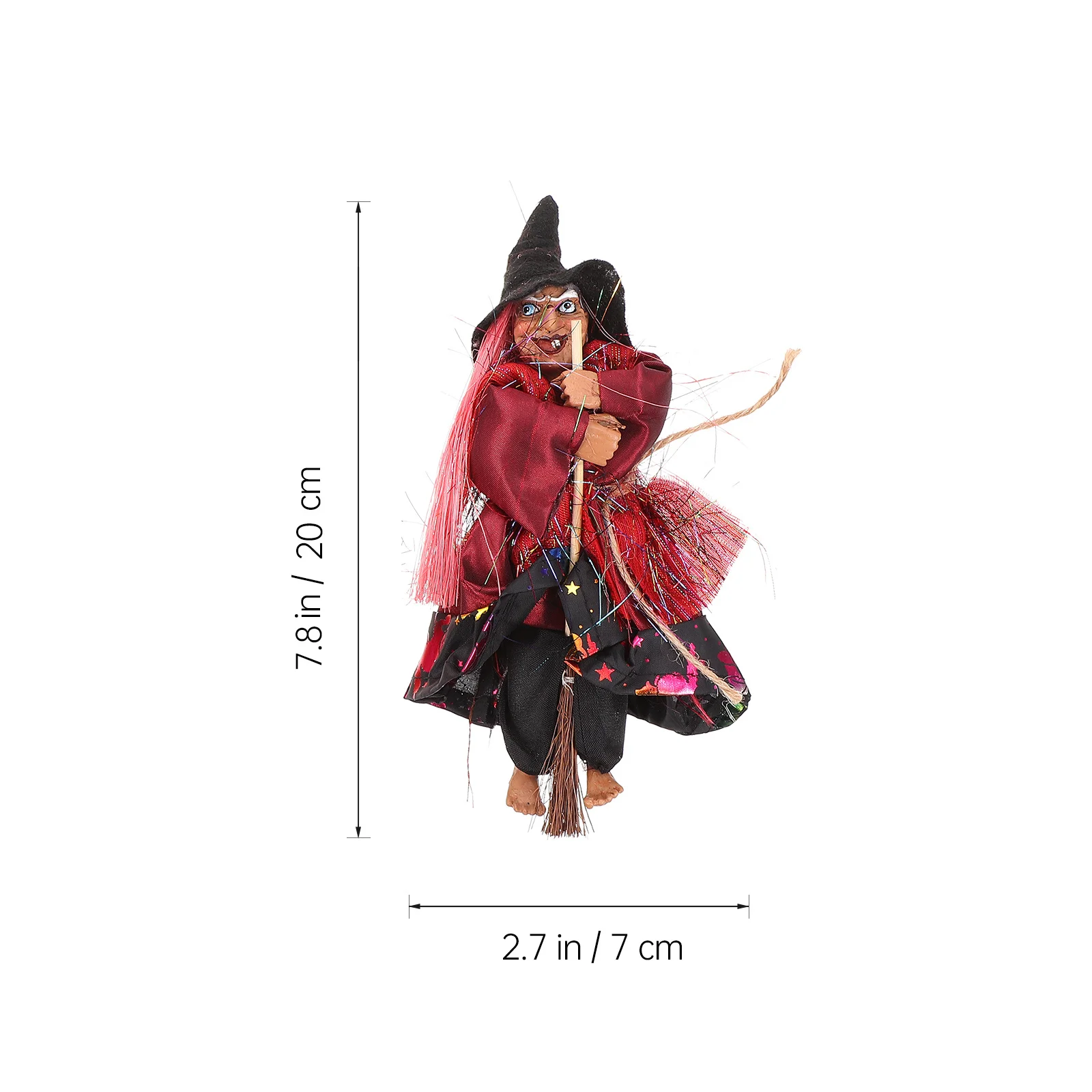 

3Pcs Halloween Witch Scene Props Realistic Durable Exquisite Decoration Ornaments Perfect for Haunted House Party Festival