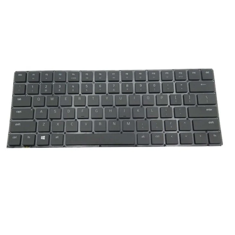 Laptop Keyboard for Razer Blade RZ09-0314 Without Frame Black US Backlit