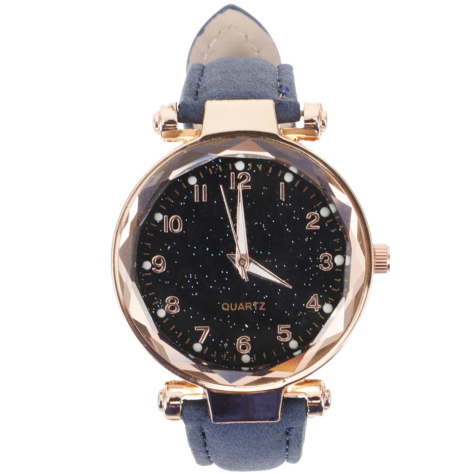 Retro Rhinestone Women Quartz Watch Luminous Sky Strap Fashion Wristwatch Women Quartz Watch Luminous Watches