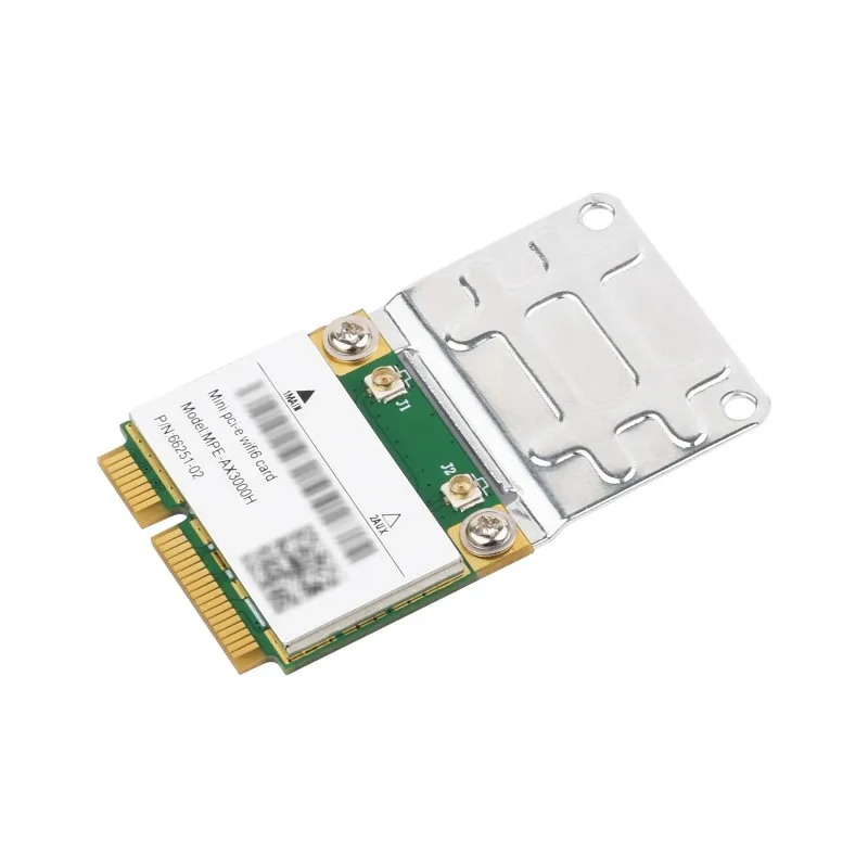 

Waveshare Wireless MINIPCIE AX200/RTL8852BE NIC, Gigabit Dual-Band Wi-Fi 6, 802.11AX Standard, Bluetooth 5.2