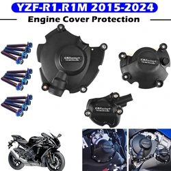 Motorcycles Engine Cover Protection For GB Racing For R1 R1M R1S 2015 16 17 18 19 2020 2021 2022 2023 2024GBRacing Engine Covers