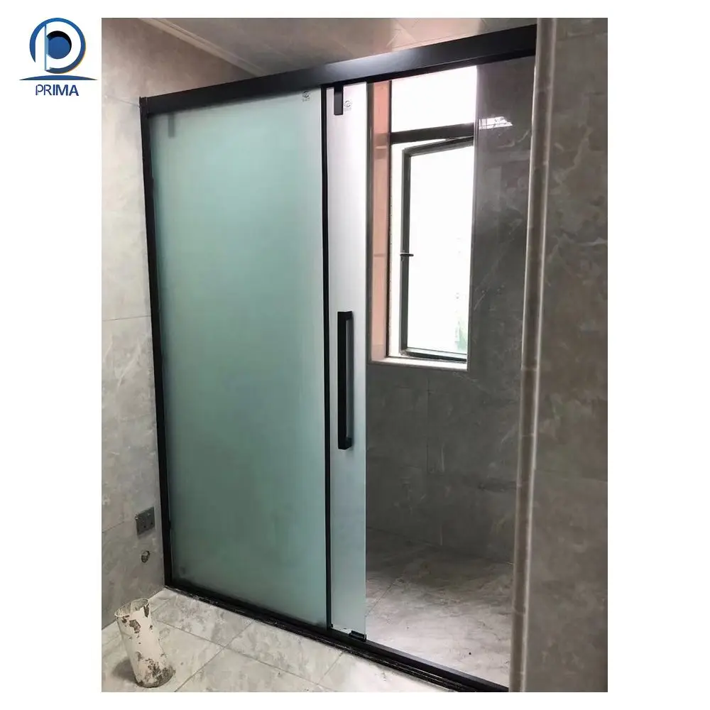 CustomizedPrima Glass Shower Screen Glass Partition High Quality Simple Bath Room Cabin Bathroom Tubs 6mm Smart Door Glass Showe