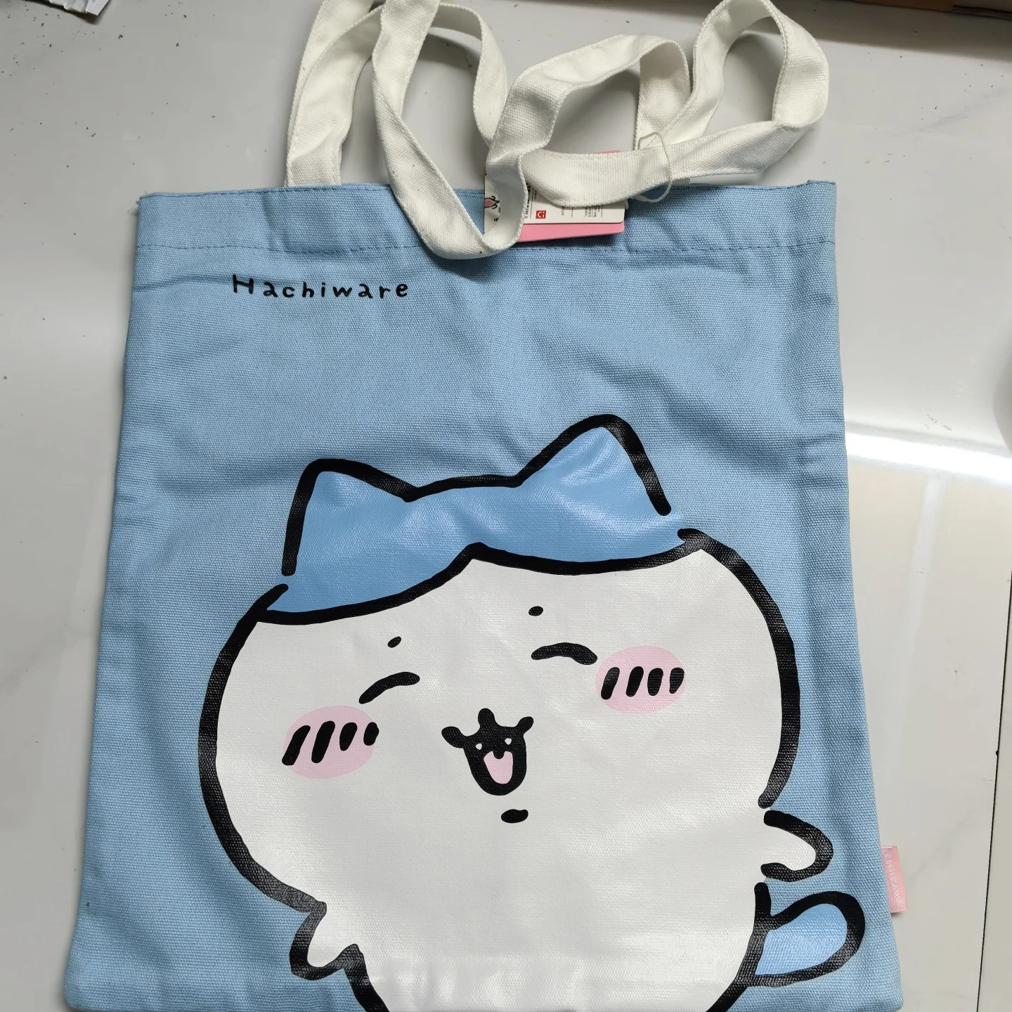 Chiikawa series shopping bag one shoulder storage large capacity 38cm usagi chiikawa hachiware Beautifully decorated for gifting - Image 4