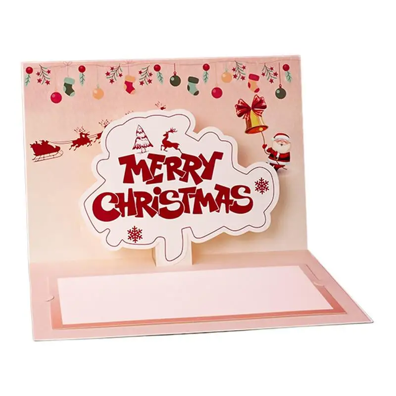 Kartu liburan kartu ucapan terima kasih amplop kartu ucapan selamat Natal untuk teman dan keluarga
