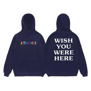 Hip Hop Hoodie von Frauen von Männern Astroworld Hoodies Sweatshirt Cactus Jack wünschte Sie hier Kartendruck mit Hood Man Streetwear 10 Hauptverkäufe Sweatshirt Astroworld - №8