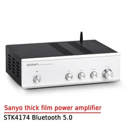 AMXEKR Sanyo amplificatore di potenza a Film spesso STK4174 Bluetooth 5.0 High Bass Fever Hifi Retro Classic Bile Taste