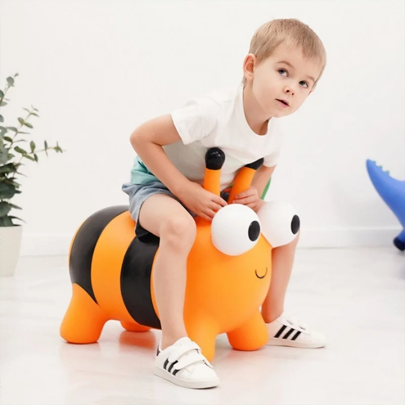 Kid inflatable toy Bee Bouncy Animals Hopper Outdoor Indoor Jumping Bounce Hopping Toys for Toddlers Inflatable Bouncing Hopper
