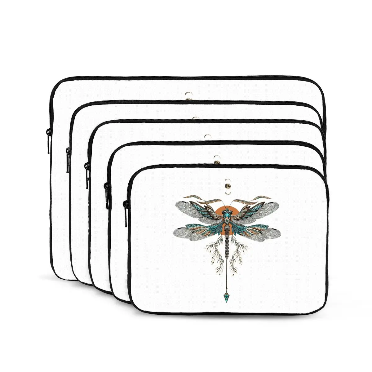 حقيبة كمبيوتر محمول للكمبيوتر المحمول Dragon Fly Tattoo حقيبة لجهاز Macbook Air Pro اللوحي المقاومة للصدمات