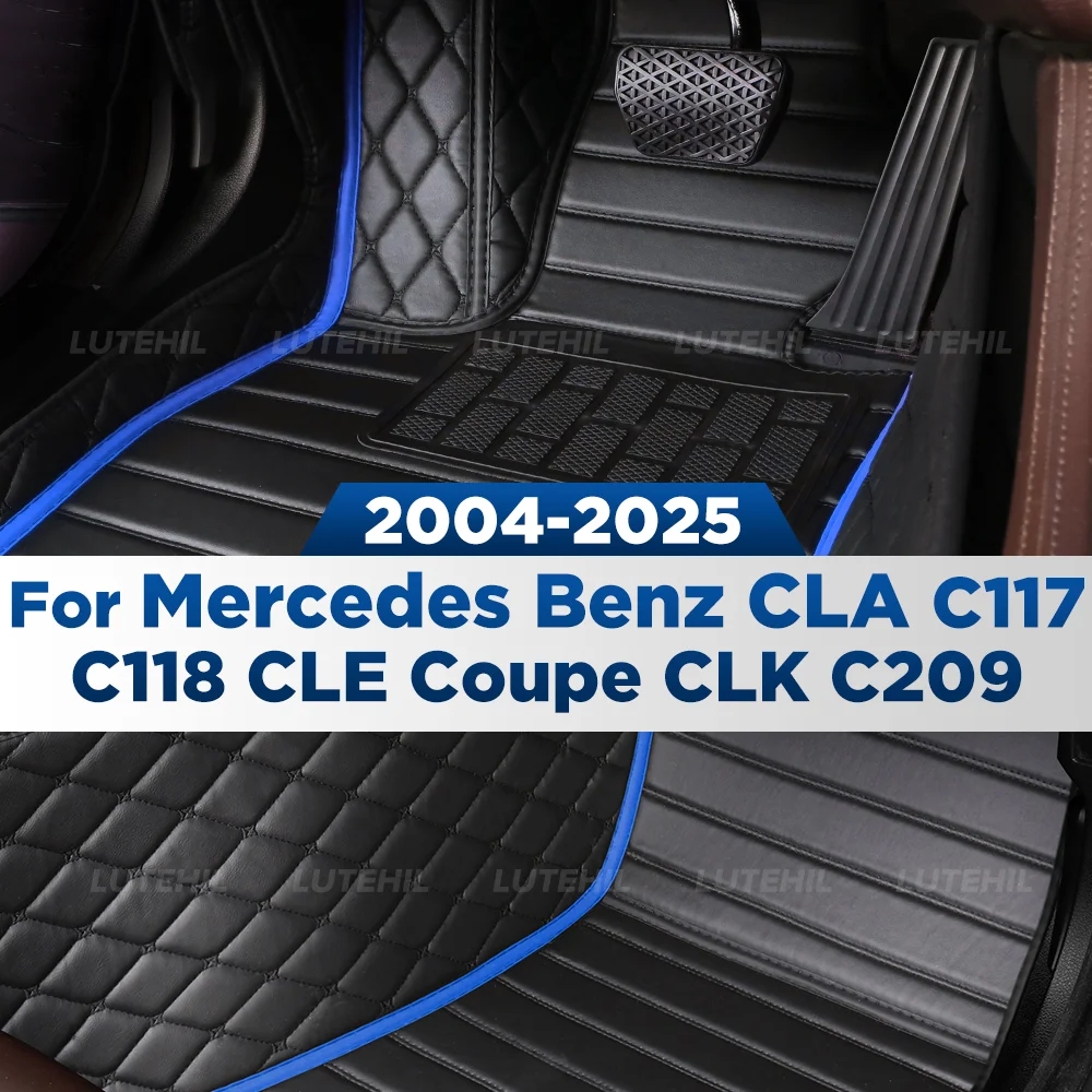 

Для Mercedes Benz CLA C117 C118 CLE Coupe CLK C209 Автомобильный коврик на заказ Автомобильный ковер Чехол Аксессуары для интерьера Защитный