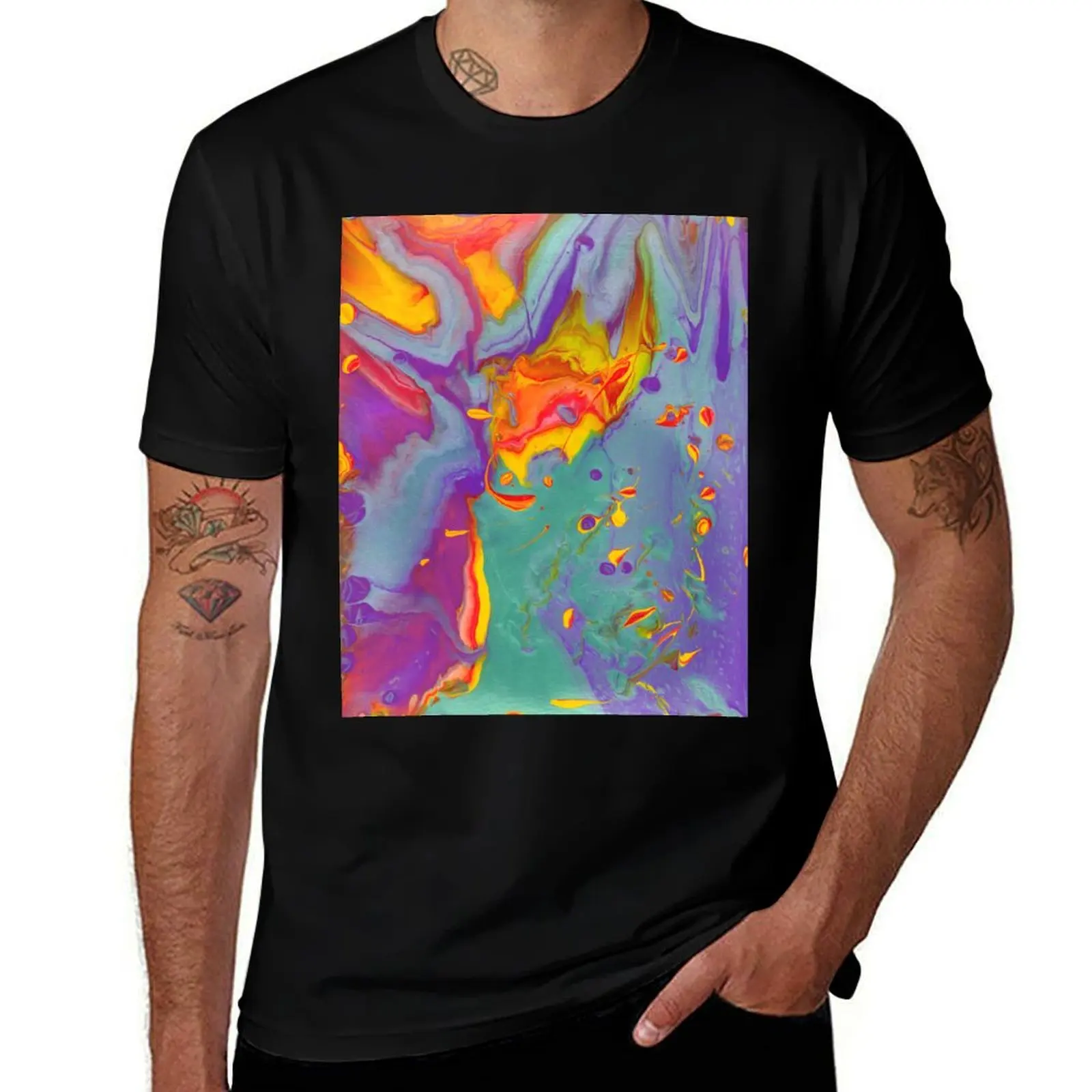 

Bright pour one 2022 T-Shirt funny t shirts man man t shirt luxury T-Shirt