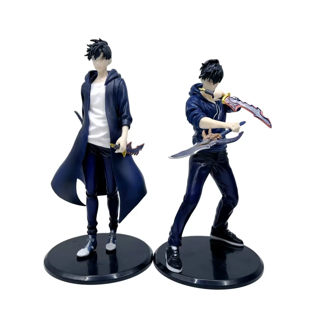 Gorąca Sprzedaż Solo Leveling Shadow King Sung Jinwoo Cheng Xiaoyu Model Ręczny Ozdoba na Biurko Figurka Akcji Kolekcja Anime Prezent