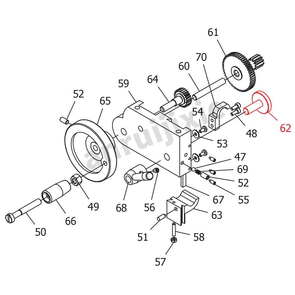 Half Nut Cam Groove Cam SIEG SC2-062&JET BD-X7&Grizzly G0765 Mini Lathe Spare parts