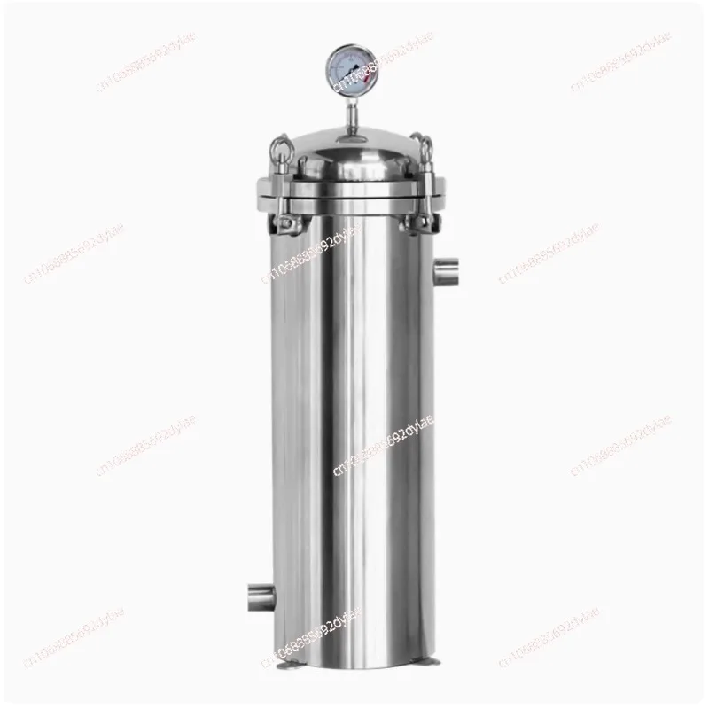 Stainless steel bag filter circulation industrial water well cement sand quick opening flange oil diesel bag filter pre filter