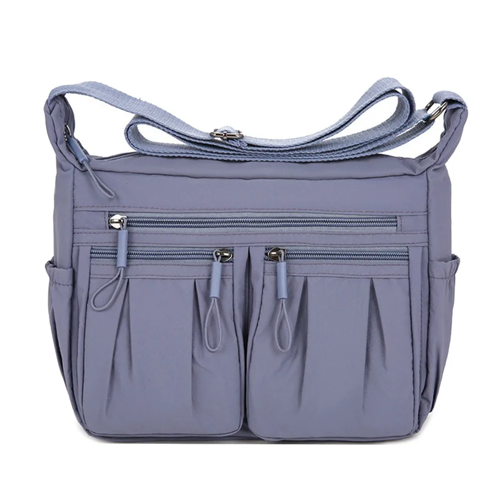 Fashion Large Capacity Shoulder Bags Vintage Casual Handbags Multifunction Simple Messenger Bag Women Men