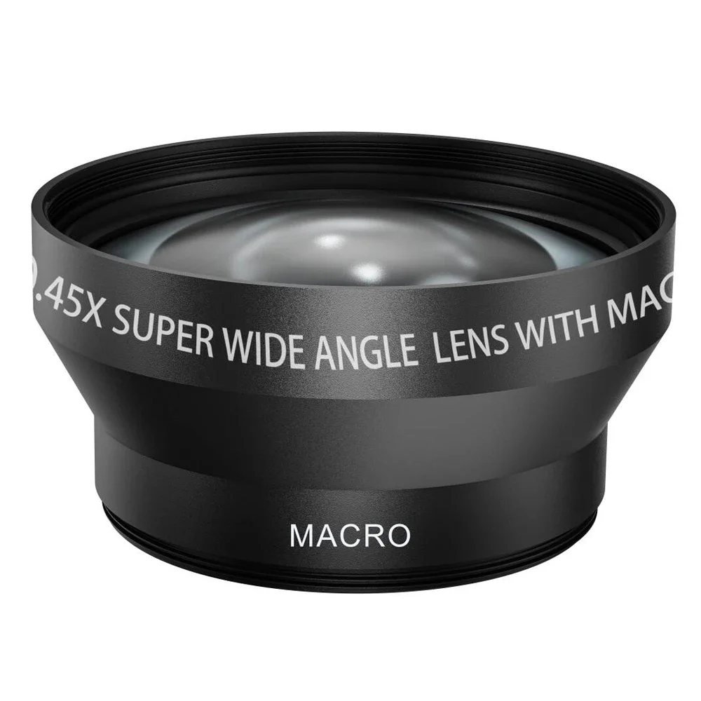 Vandlion Len65 Camera Lens Wide Angle Lens AF Focusing 0.45X Super Wide Angle Lens with Macro HD Camera Lens for A65 A62