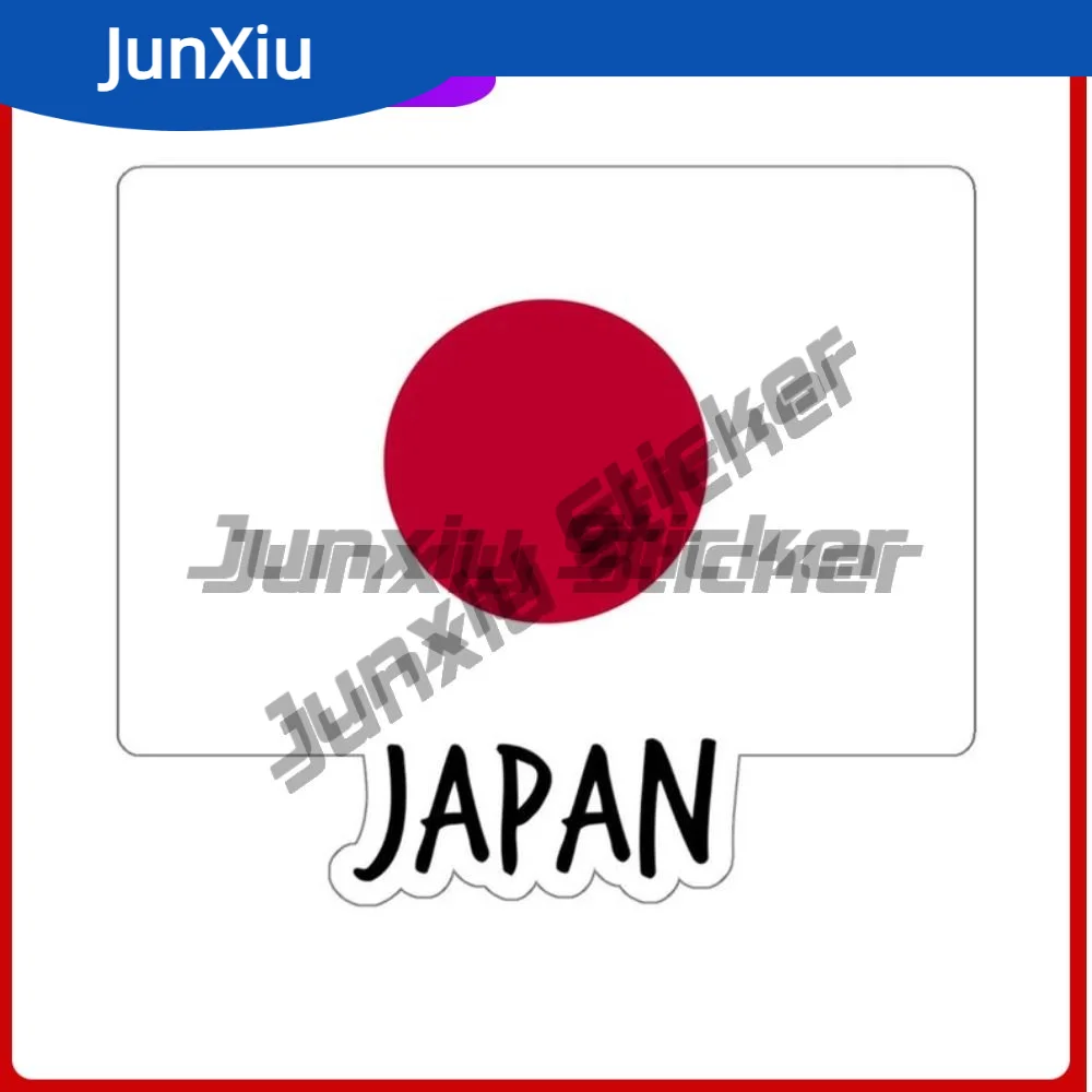 

Japan Flag Sticker Japanese Travel Tokyo Souvenir Decal Stickers For Windshield Bumper Truck Electric Scooter Yacht Laptop Decal