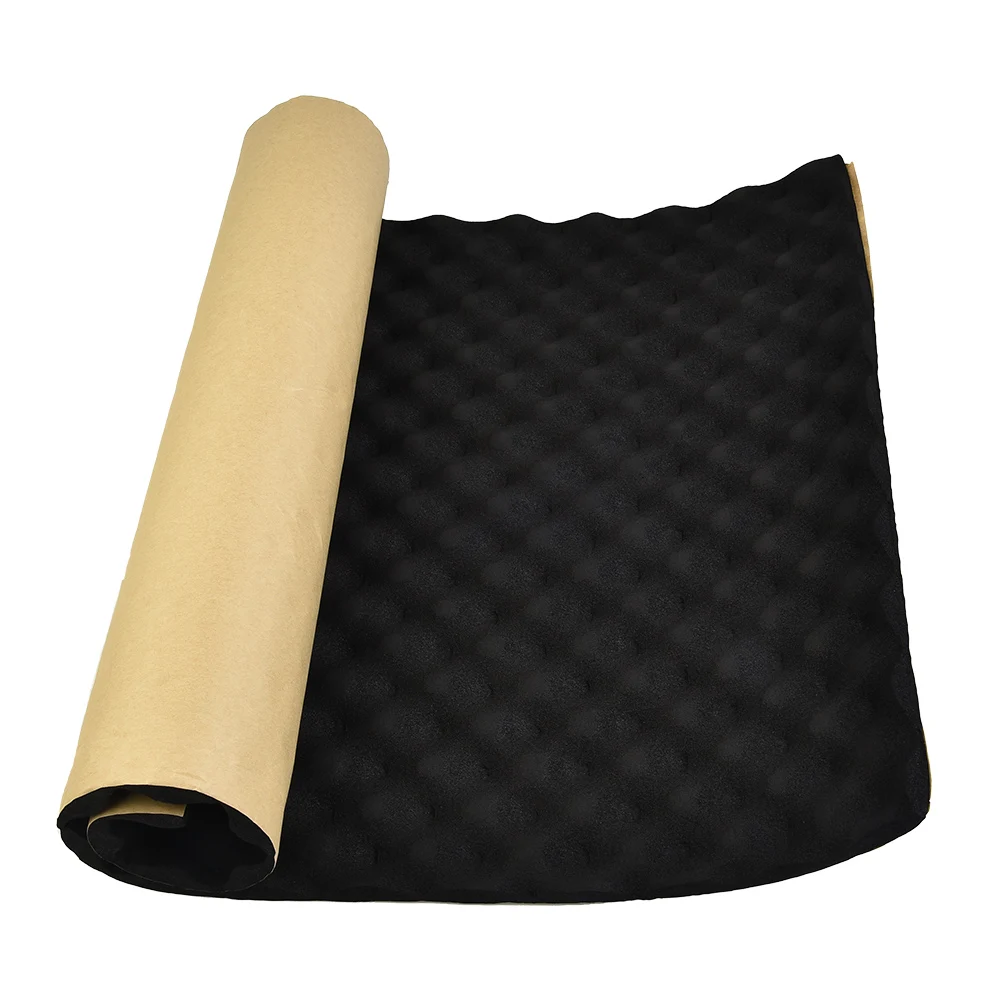 1pcs Vehicle Sound Deadener Mat 2cm Sound Deadener Noise Insulation Acoustic Dampening Foam Subwoofer Mat Auto Floor Accessories