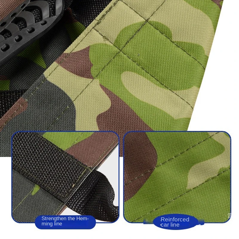 Folding Portable Multi-Purpose Stretcher Tactical Camouflage Reinforced Handle Oxford Cloth Outdoor Rescue Emergency Stretcher