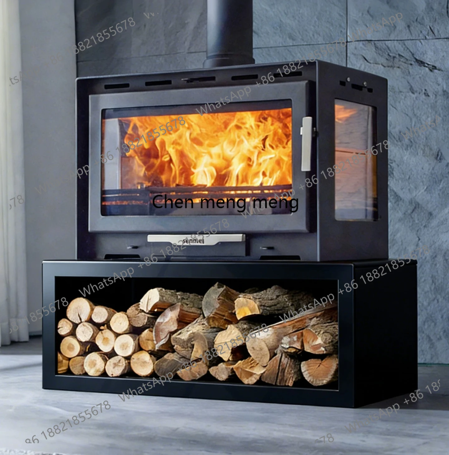 

European style real fire fireplace steel plate wood burning heating stove home bed and breakfast villa IMX1L1/L4