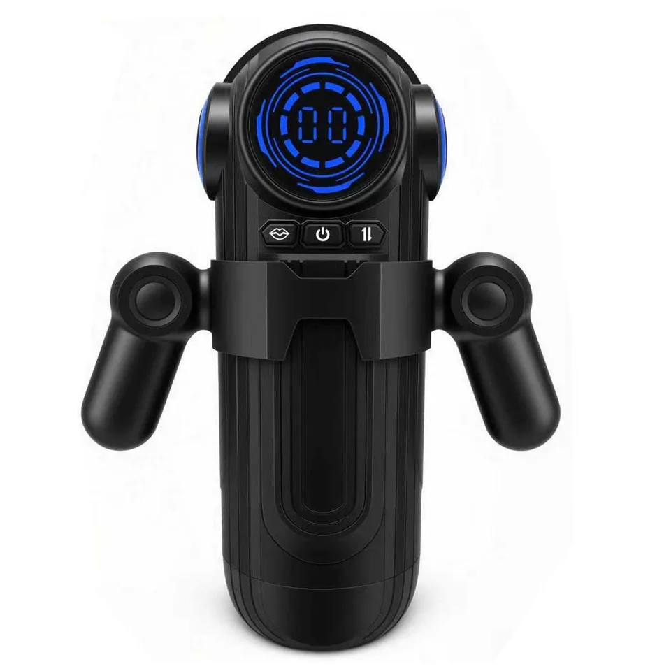 Automatic Sucking 3 IN 1 Male Masturbation Cup With Handle Double Layer Telescopic Male Stroker Pocket Pussy Adult Toys For Men