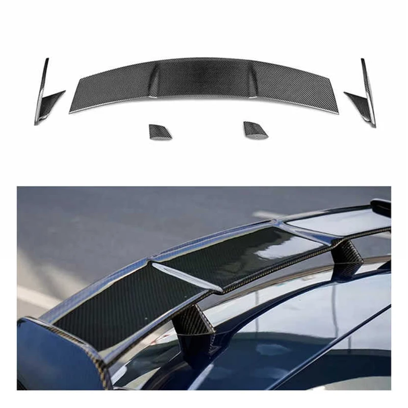 

For Mercedes Benz W177 a Class A35 A45s Hatchback Dry Carbon Fiber Roof Spoiler Rear Wing