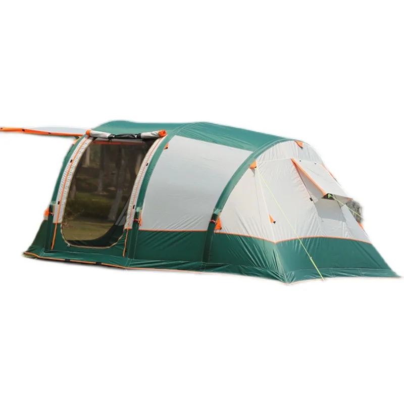 Factory wholesale 5-8 10 Waterproof Persons Family Camping Travelling Hiking Automatic Inflatable Tunnel Outdoor Air Tents