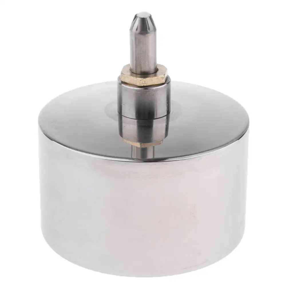 Stainless Steel Laboratory Alcohol Burner 400ml Large Capacity Durable Thickened Spirit Lamp for Chemistry Lab Testing