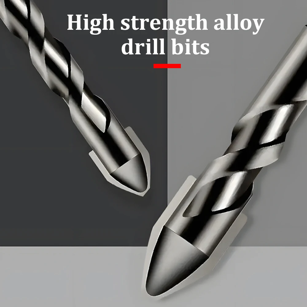 High Hardness Eccentric Drill Precision Drilling 6/8/10/12mm Drill Bit Set For  Ceramic Glass Rock Marble Punching Tool