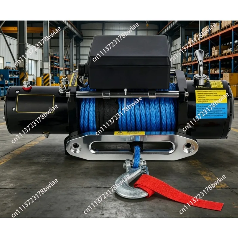 12v/24v 9500lb rapid car winch trailer towing motor winch
