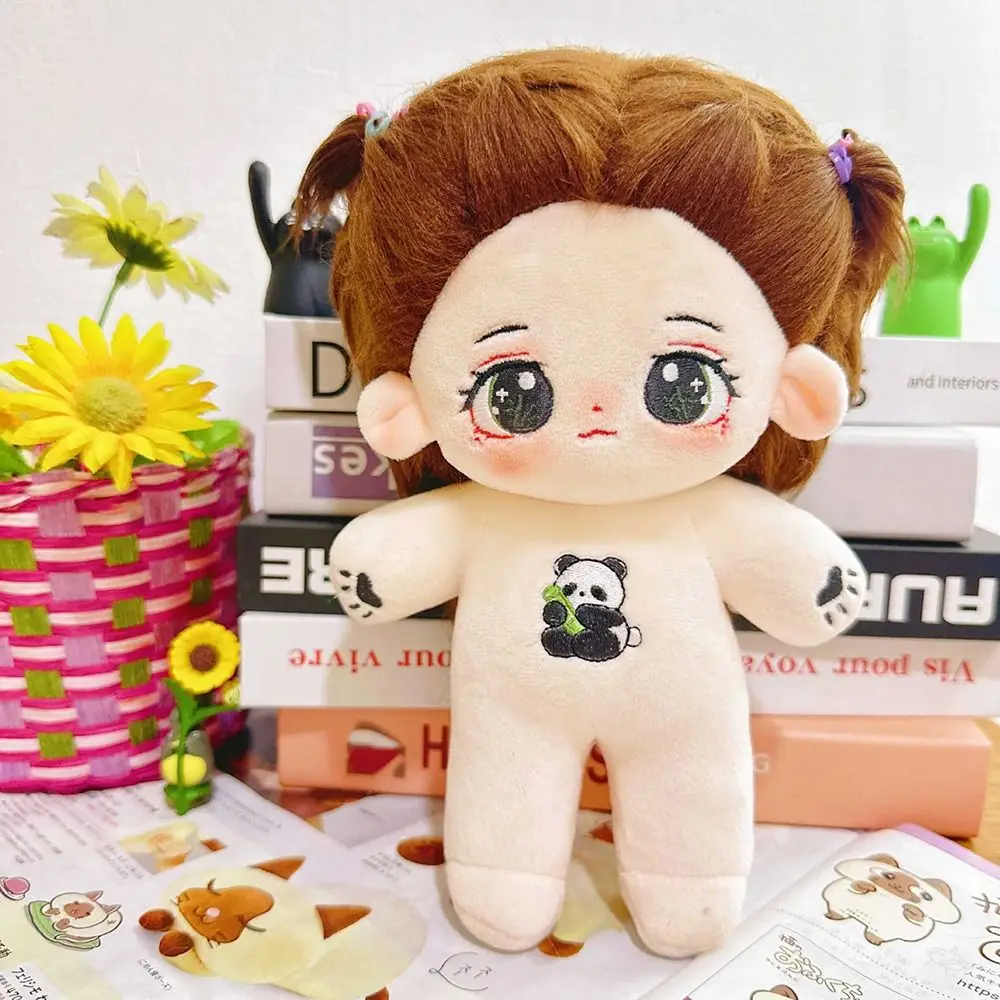 Fashion 20cm Cotton Doll Soft Stuffed Dress Up Dolls Cute Plush Toy Anime Can Be Placed in A Shape Nude Doll Accessories