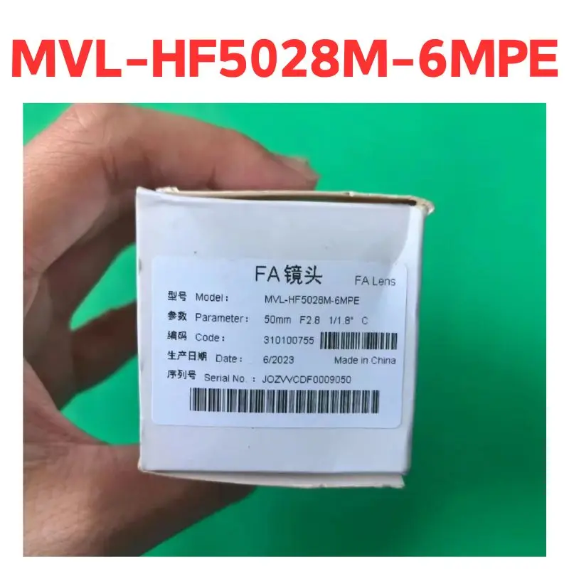 

second-hand Industrial lens MVL-HF5028M-6MPE, function well Tested well and shipped quickly