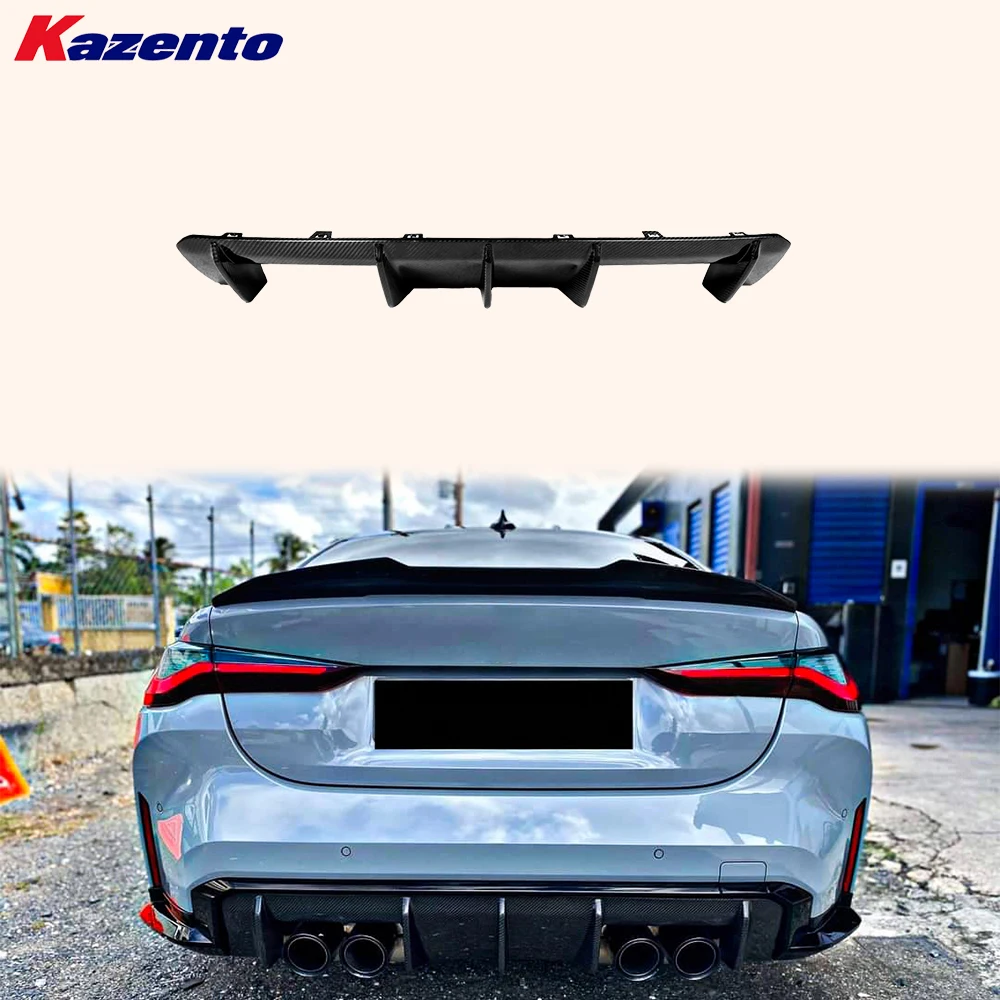 

For BMW M3 G80 G81 M4 G82 G83 2020-2024 Carbon Fiber MP Rear Bumper Diffuser Lip