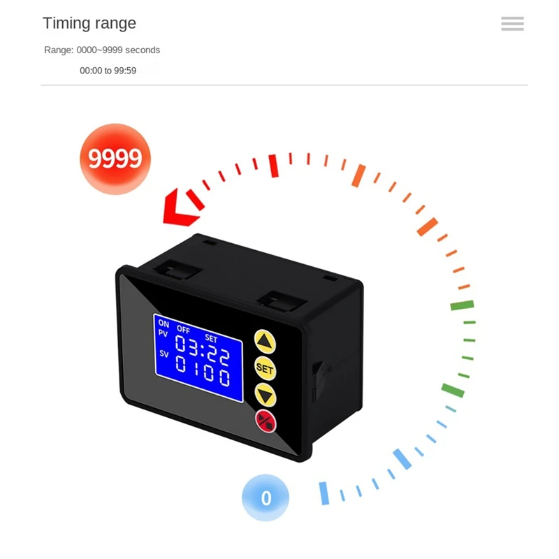 Hot-Programmable Digital Timer Switch Relay Control Time Controller Delay Relay Cycle Timing On/Off