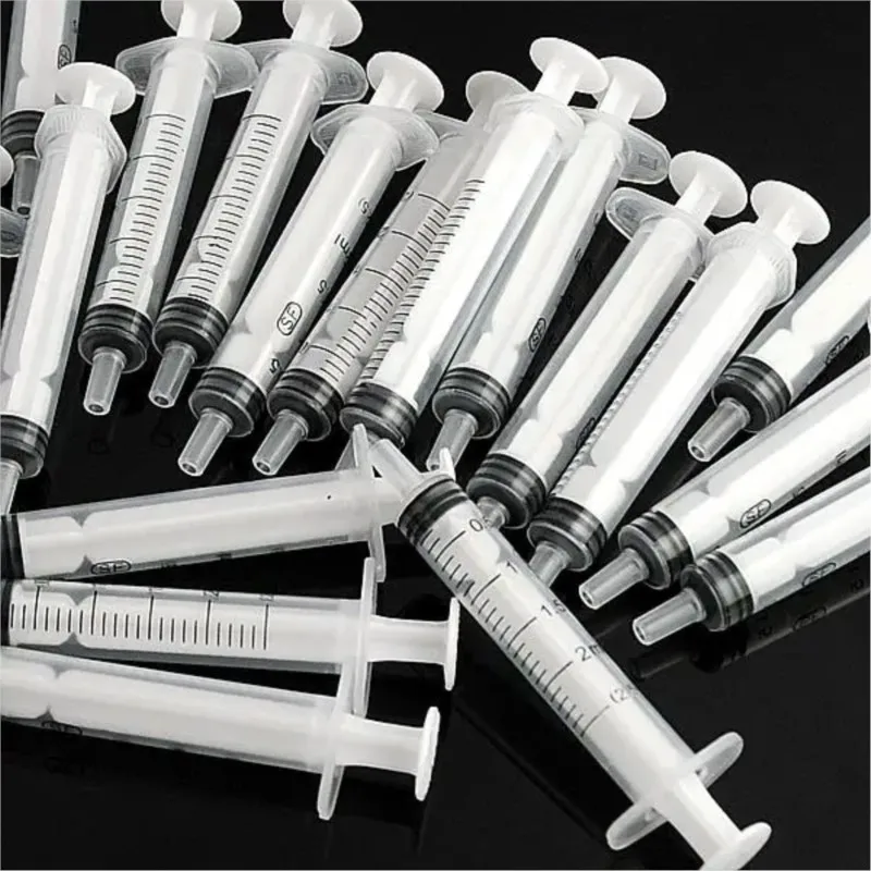 5-100Pcs 2/2.5ml Individually Packaged Plastic Nutrient Syringe Measuring Analyze For Animal Food Feeding Without Needles Tools