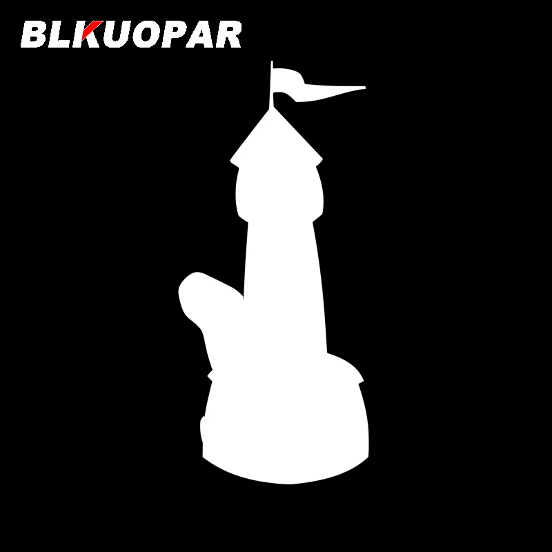 BLKUOPAR for Building Flag Tower Car Stickers Fashionable Creative Decals Scratch-Proof Sunscreen Skateboard Laptop Decor