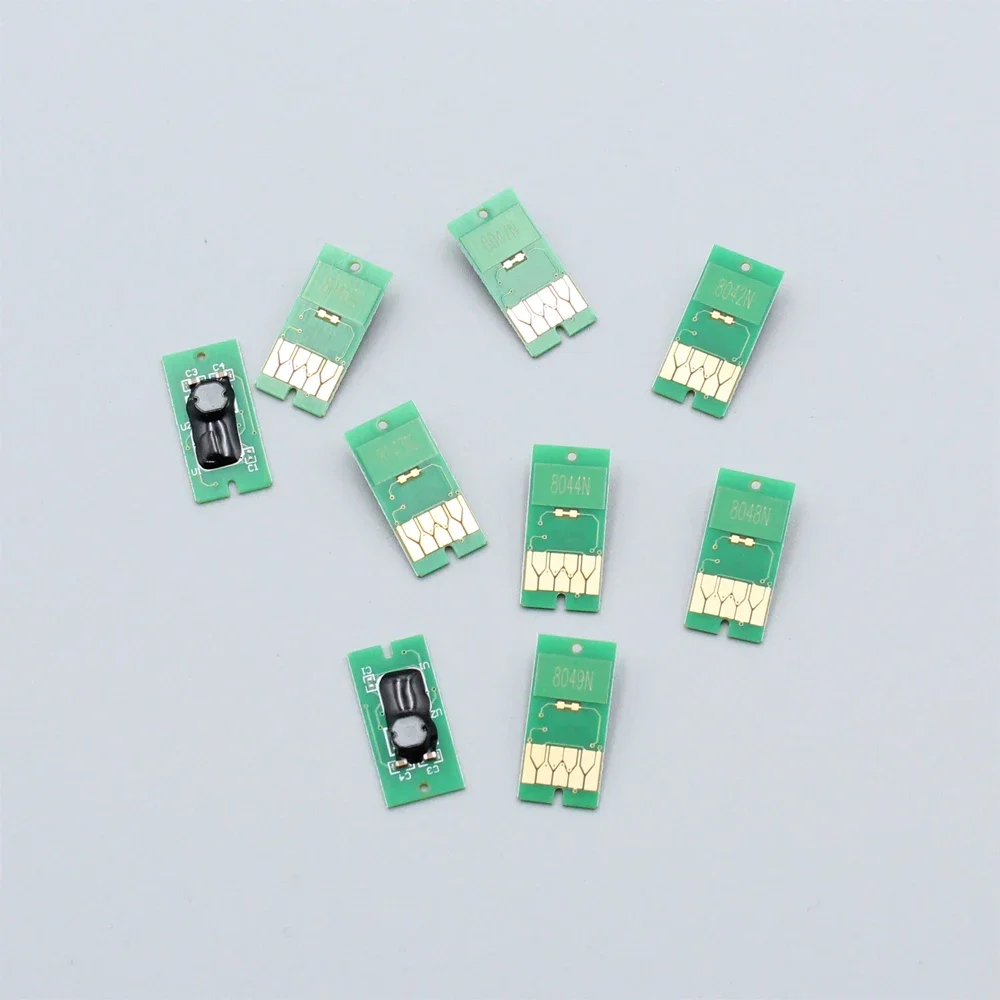 America Version T8041-T8049 T804A T804B T804D Replacement Ink Cartridge Chip for Epson SureColor P6000 P7000 P8000 P9000 Printer