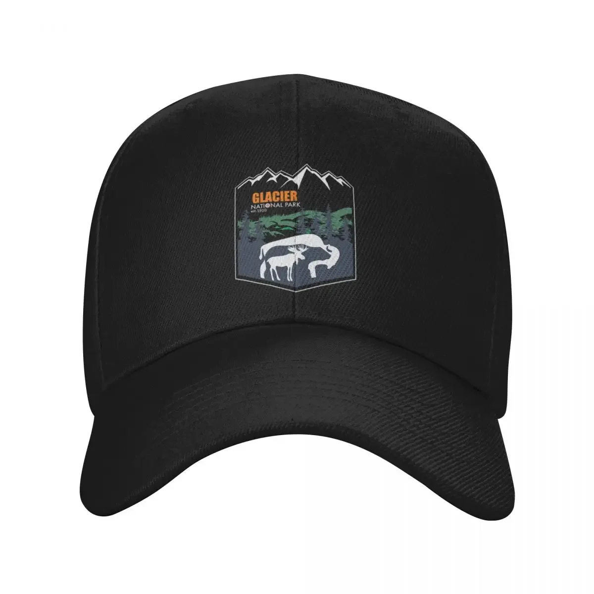 

GLACIER NATIONAL PARK Baseball Cap Funny hats sailor cap for men Christmas Hat Luxury Woman Men's