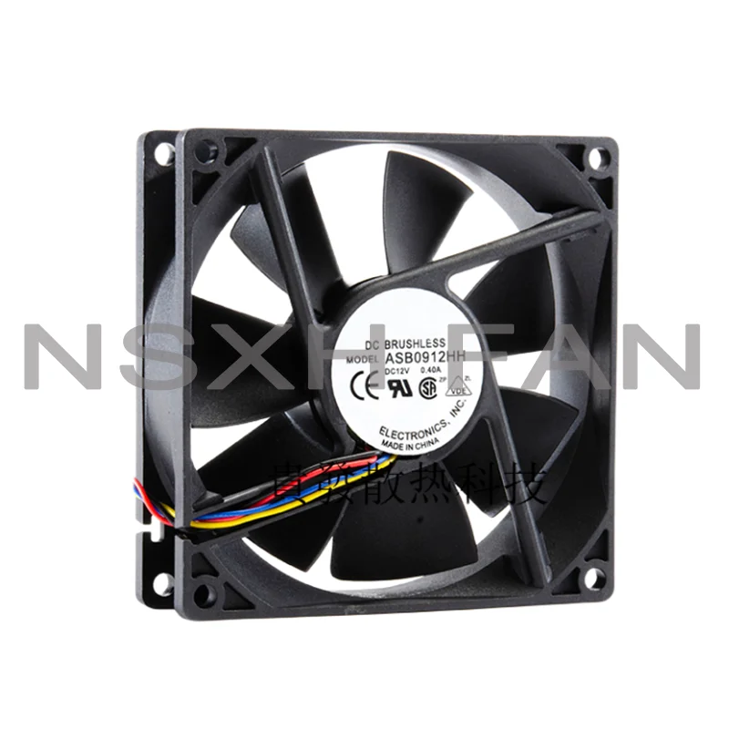 ASB0912HH 9025 12V 0.40a 92 * 92 * 25MM Power Supply Large Air Volume Cooling Fan