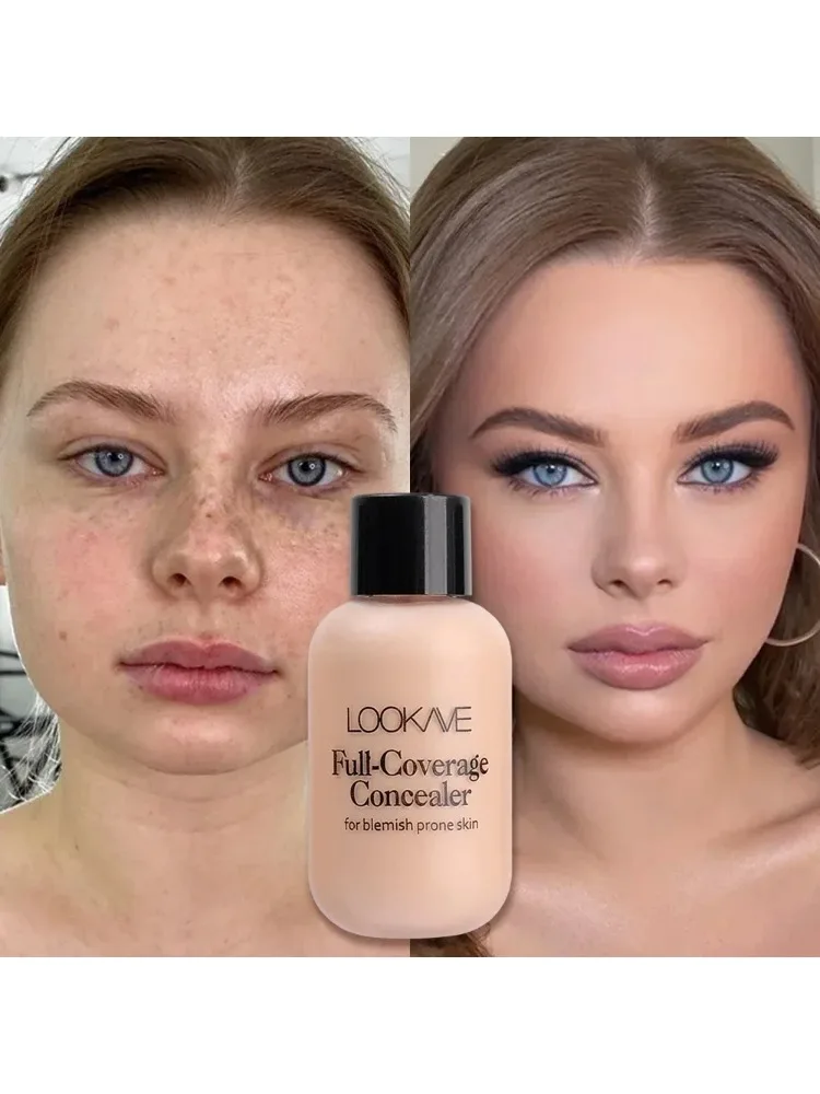 Crème anti-cernes waterproof pour le visage, couverture complète, anti-acné, contrôle du sébum, fond de teint liquide durable, maquillage, cosmétiques, 256