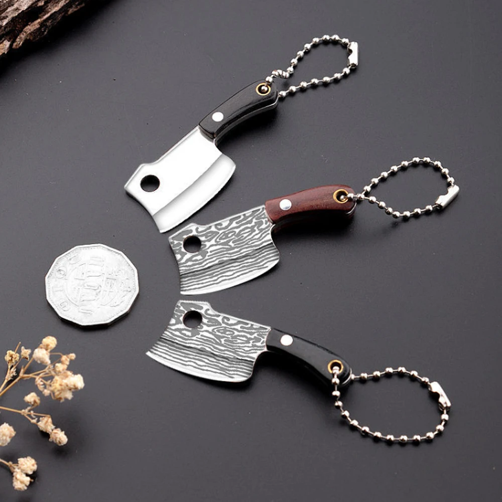 NEW  Mini Kitchen Knife Unboxing Portable Small Blade Wine Bottle Opening Paper Cutting EDC Fixed Blade Keychain Knife