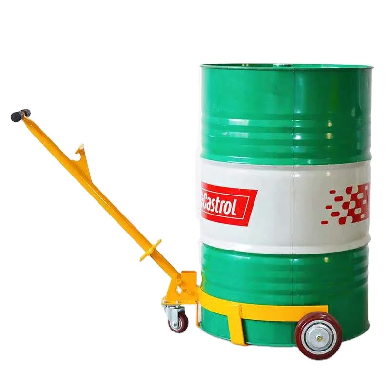 Portable Rugged Heavy Duty Hand Oil Drum Trolley for Tansporting Plastic Oil Drum Tool Drum500KG
